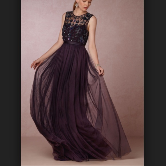 Needle & Thread Dresses & Skirts - NWT Needle & Thread BHLDN tulle beaded dress
